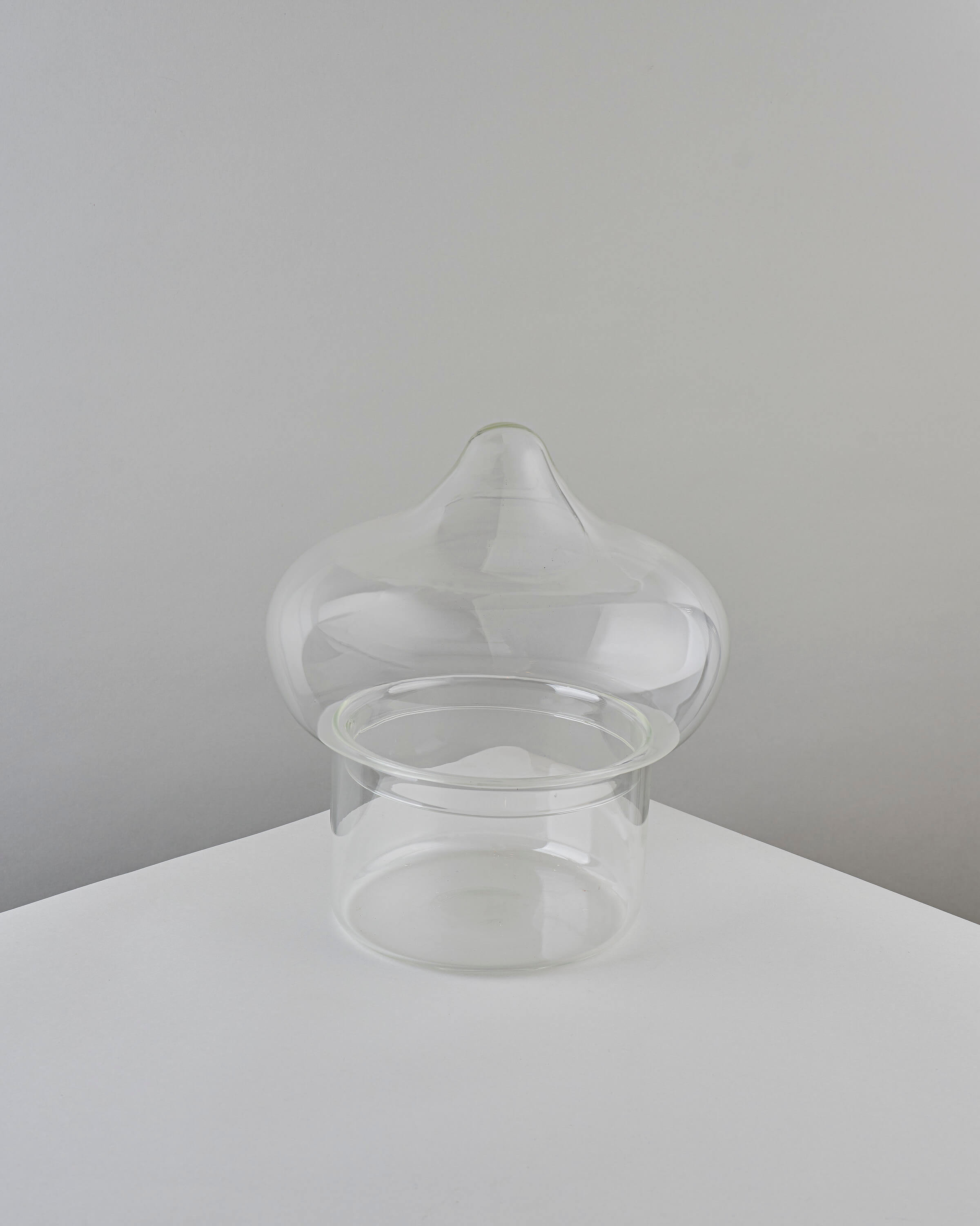 25CM ماعون تقديم زجاج