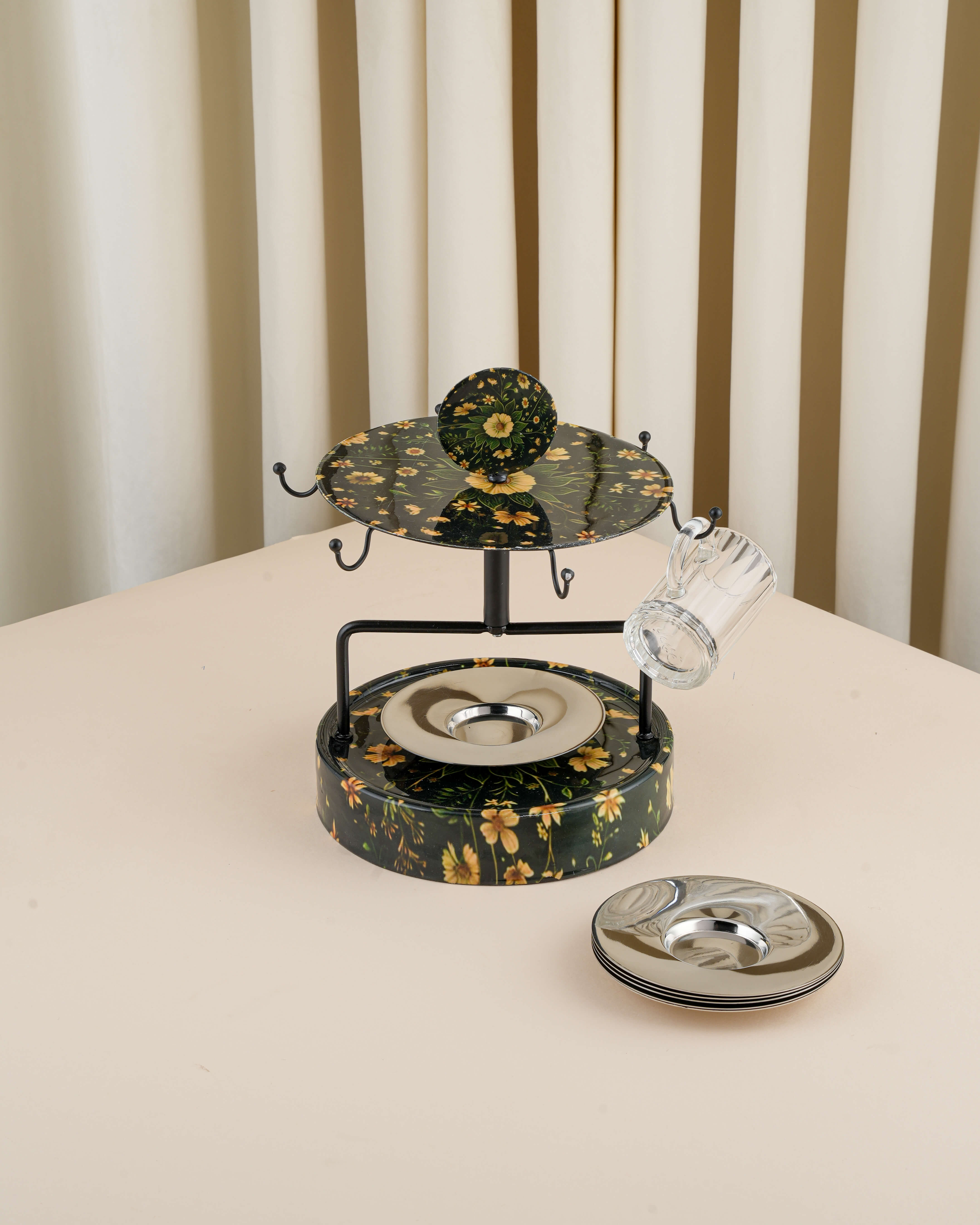 حامل استكانة مع 6 صحون