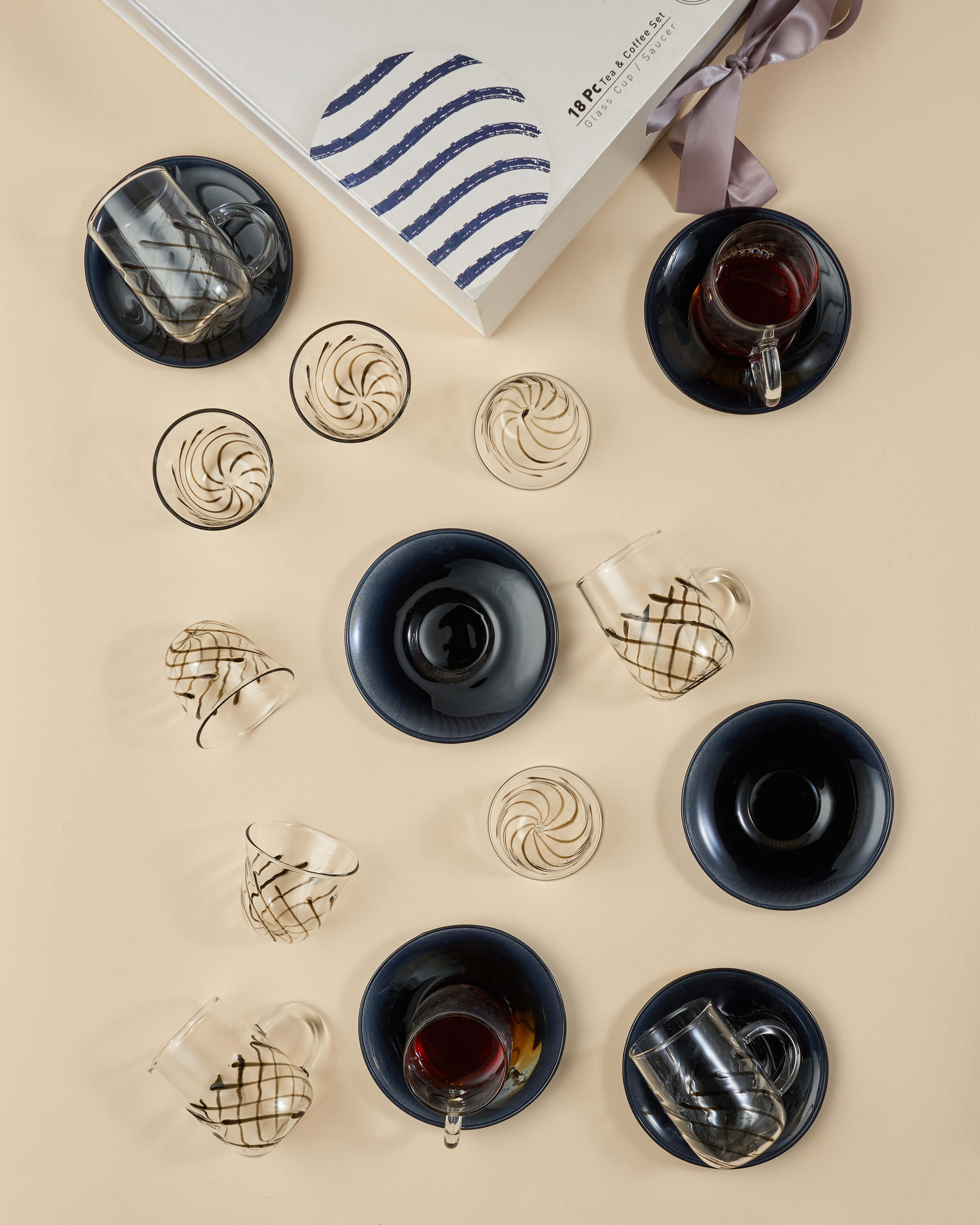 طقم استكانات وفناجين