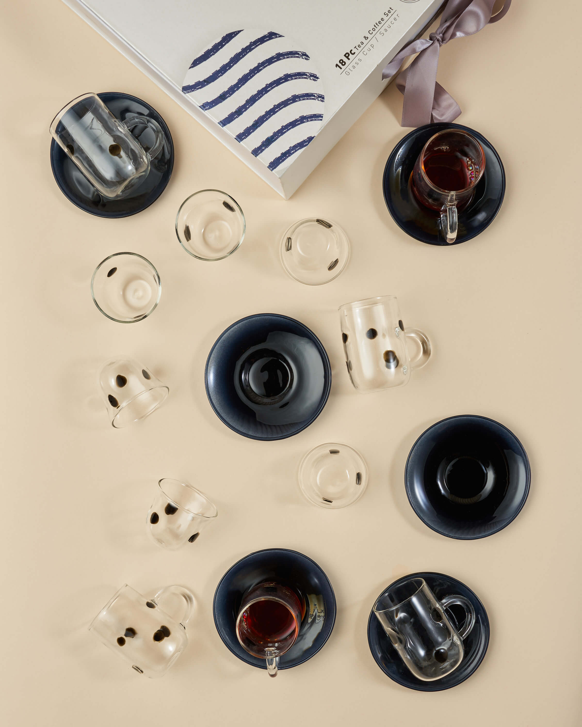 طقم استكانات وفناجين