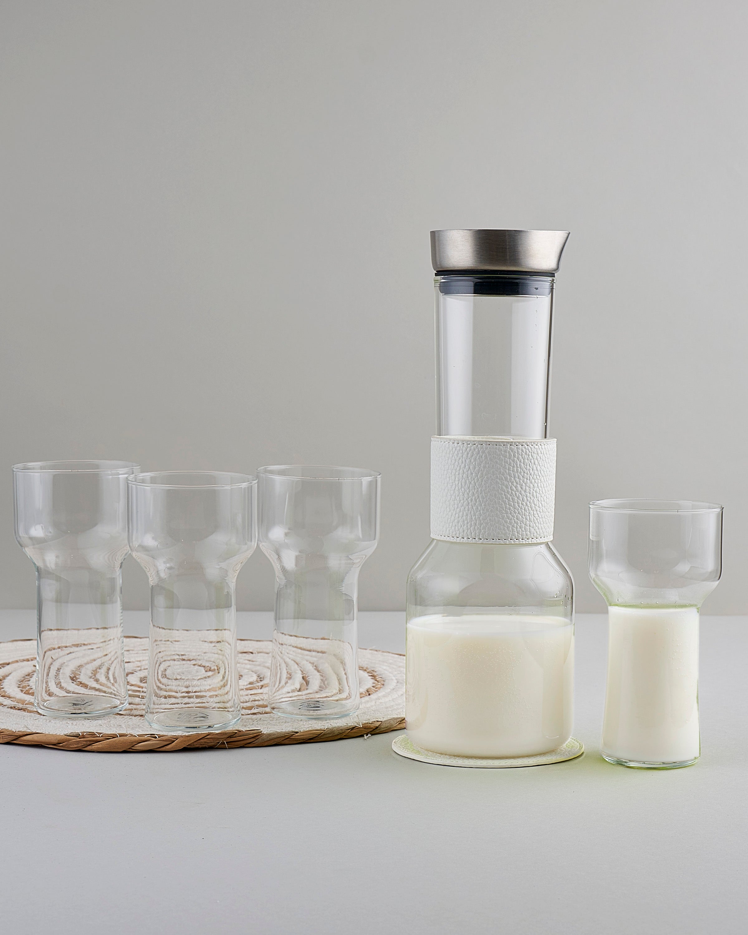 طقم دولكة بمقبض جلد