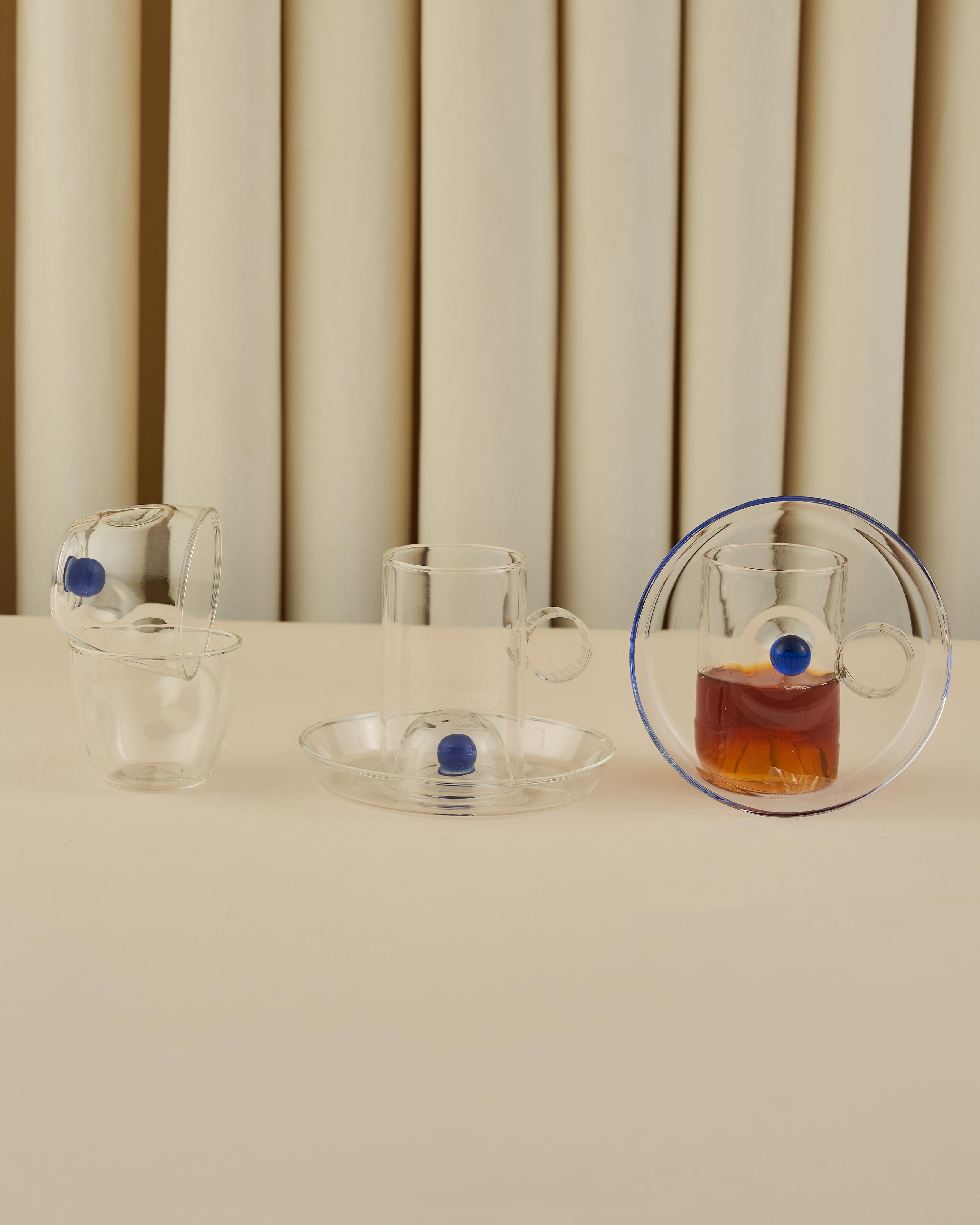 طقم استكانات شاي وفناجين قهوة عربية 18 قطعة