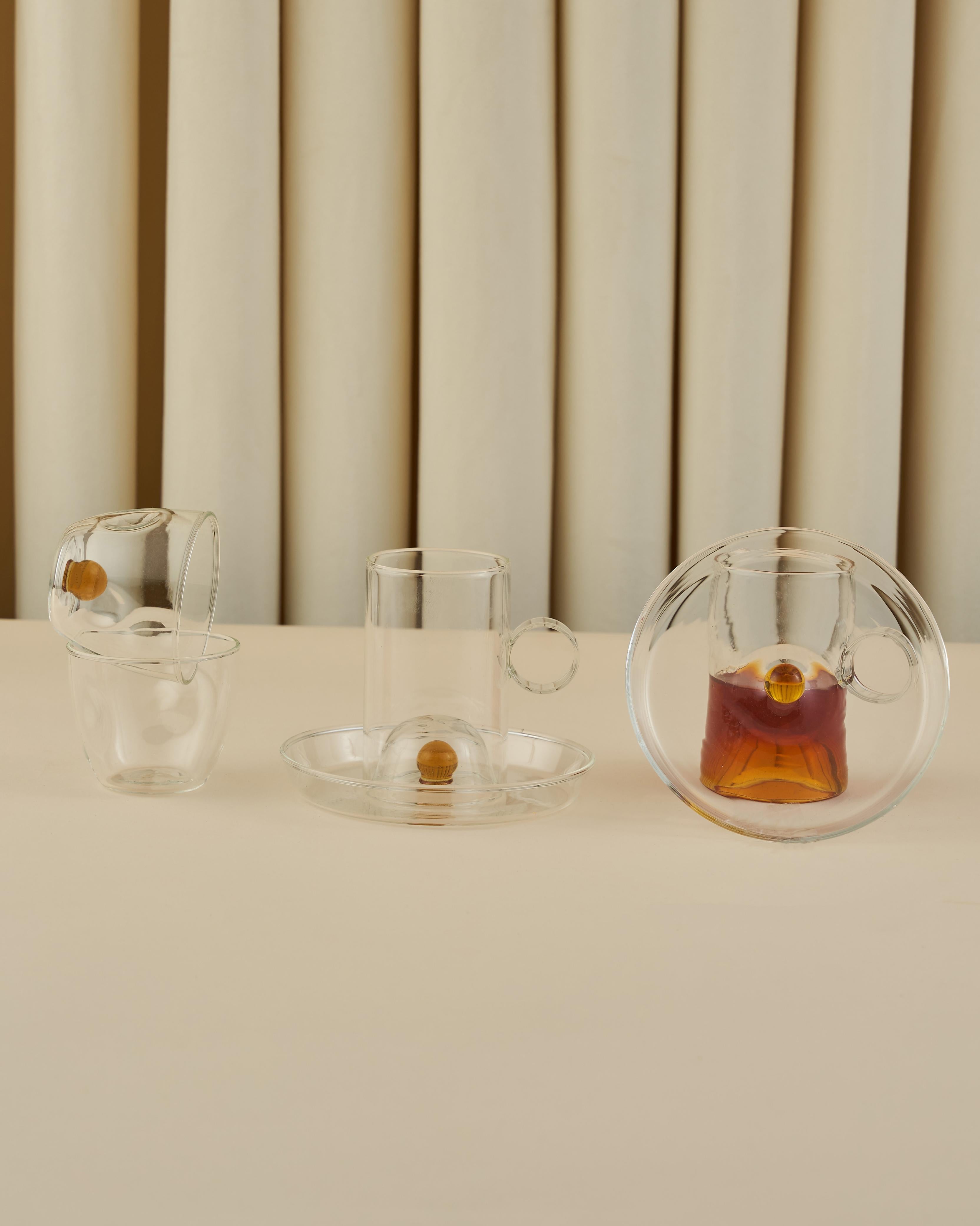 طقم استكانات شاي وفناجين قهوة عربية 18 قطعة