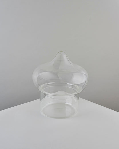 25CM ماعون تقديم زجاج