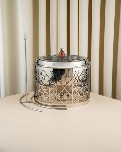 سخان هندي فاخر الاستيل اللامع