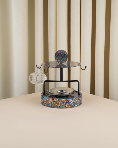 حامل استكانة مع 6 صحون