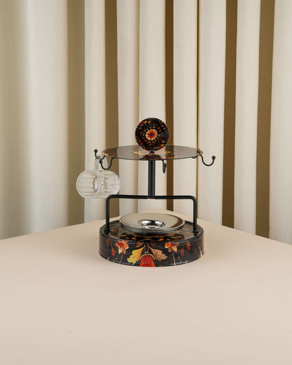 حامل استكانة مع 6 صحون