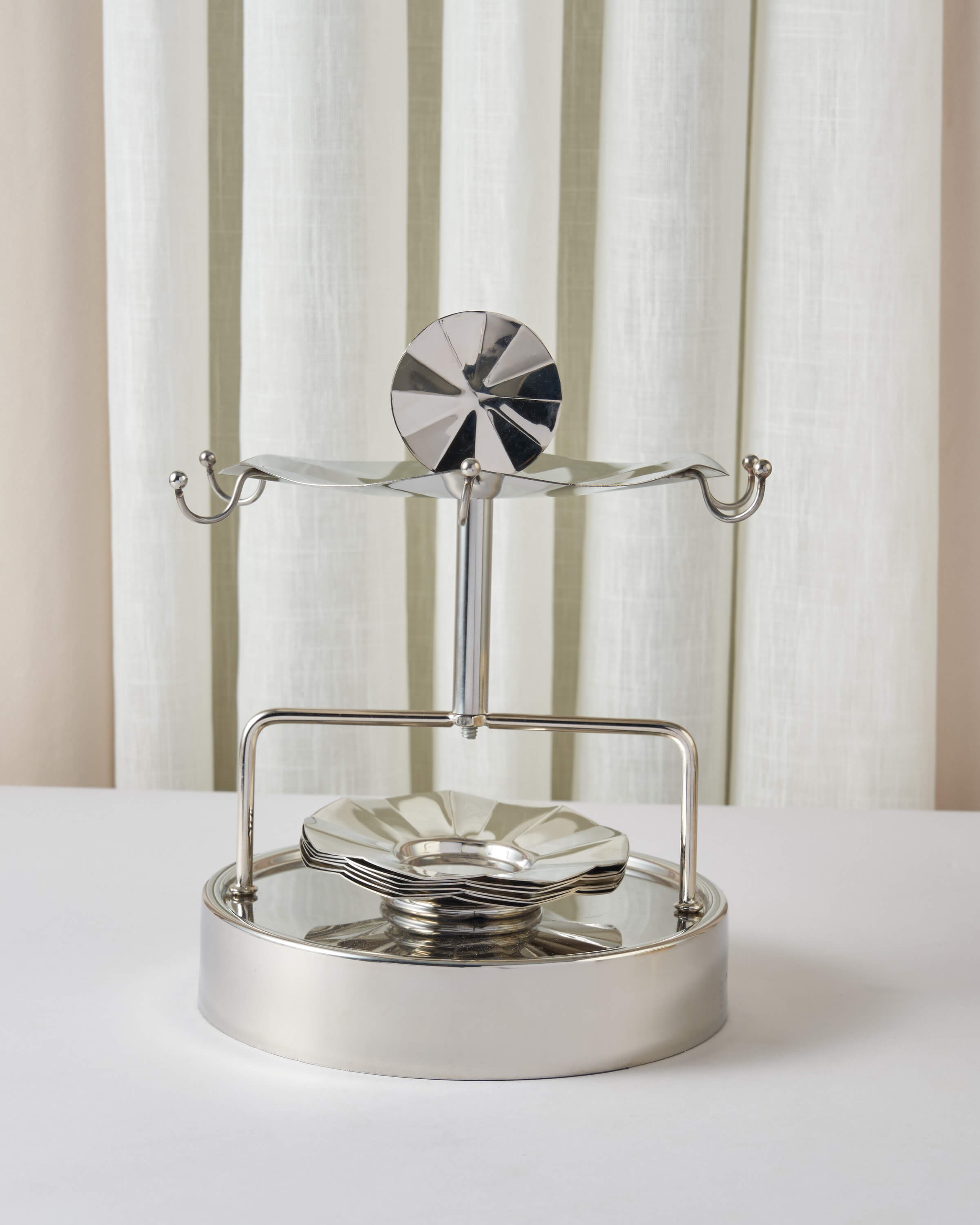 حامل استكانة مع 6 صحون