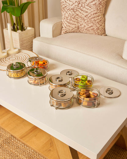 ماعون  تقديم و مكسرات