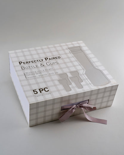 طقم دولكة بمقبض جلد