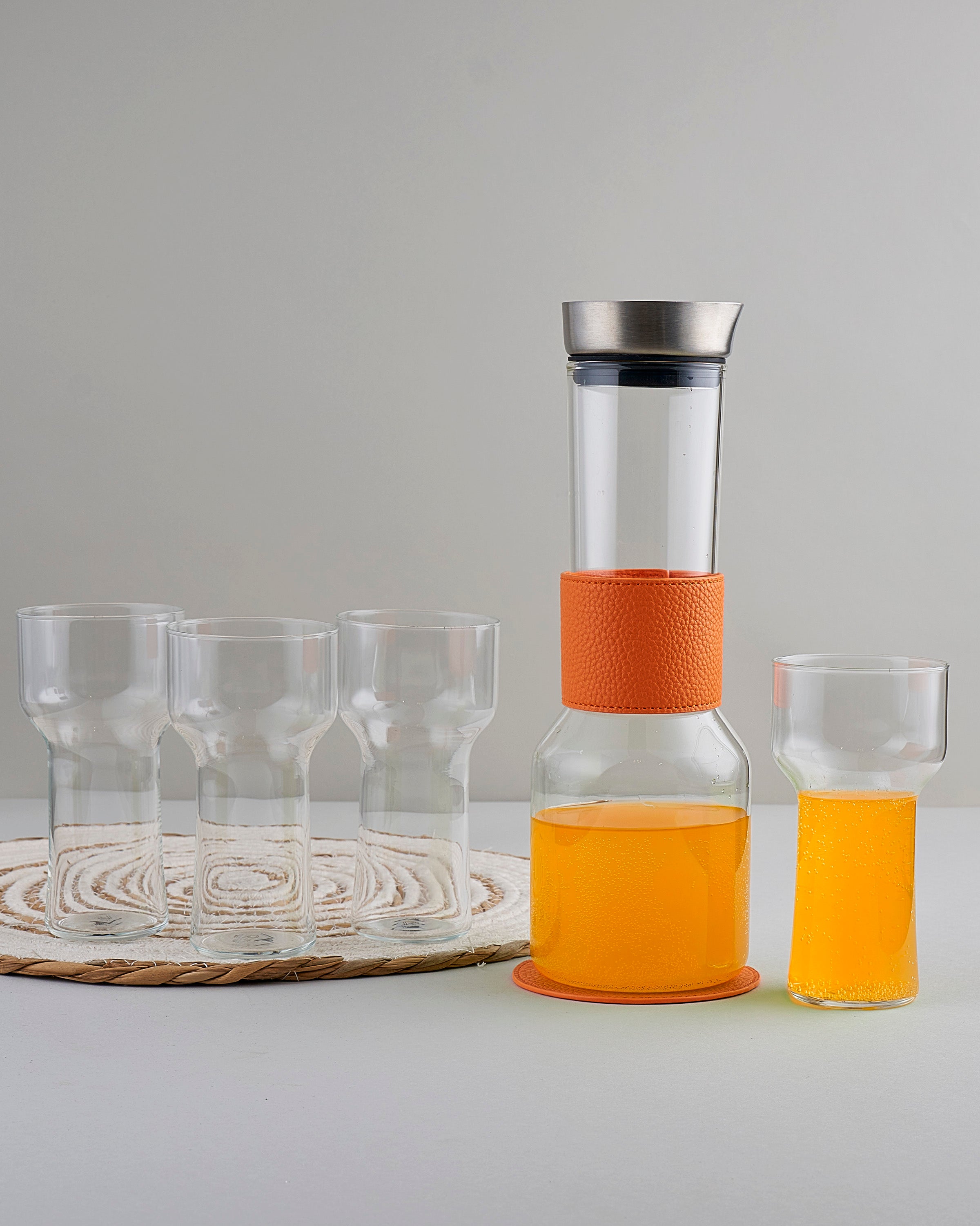 طقم دولكة بمقبض جلد