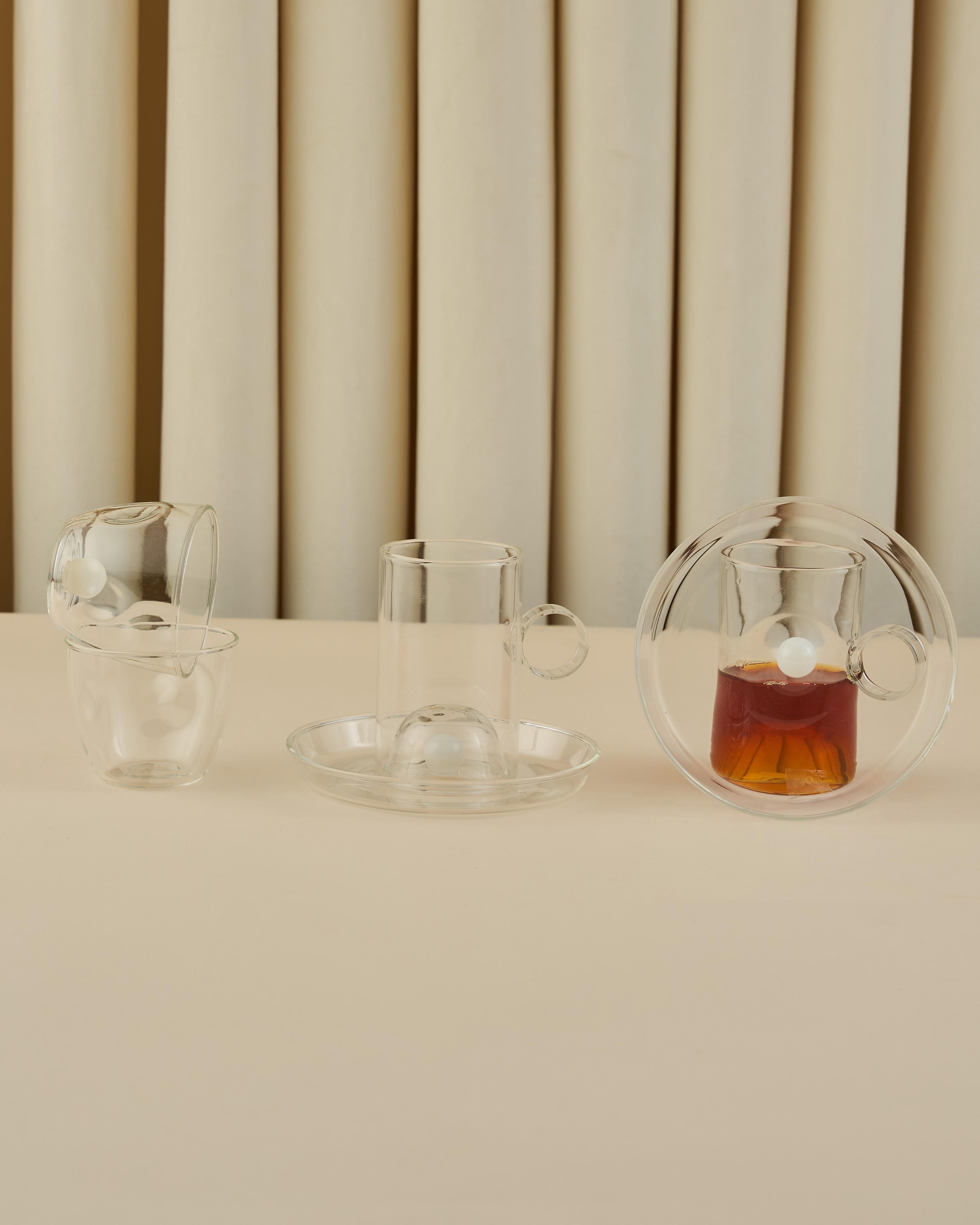 طقم استكانات شاي وفناجين قهوة عربية 18 قطعة